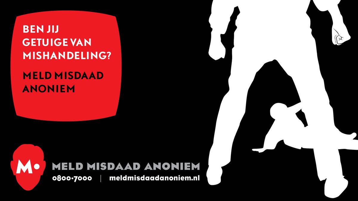 Helaas worden jongeren regelmatig bedreigd en beroofd. Vaak kennen slachtoffers en daders elkaar. Het zijn bijvoorbeeld klas- of buurtgenoten. Slachtoffers worden geïntimideerd en het zwijgen opgelegd. Daders schuwen geweld niet. Ken jij een geweldpleger? Bel M. via 0800-7000 📞