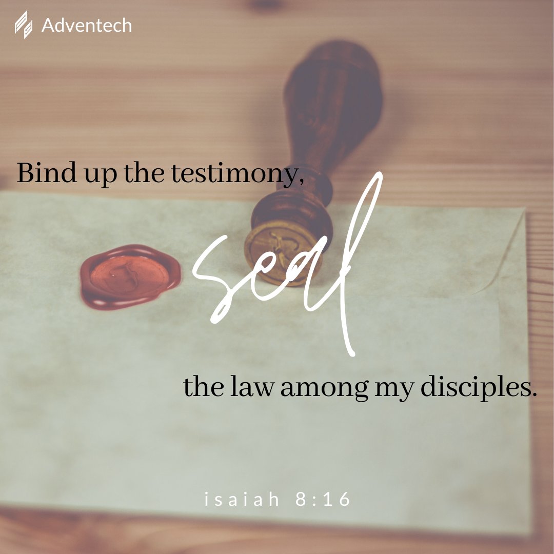 adventech_io's tweet image. Isaiah is giving present truth and good advice. You wouldn&apos;t give something valuable to someone who would not know the value of it. How much do you treasure your Bible? By locking these truths in your mind, they will be preserved and cherished in the way that honours God most.