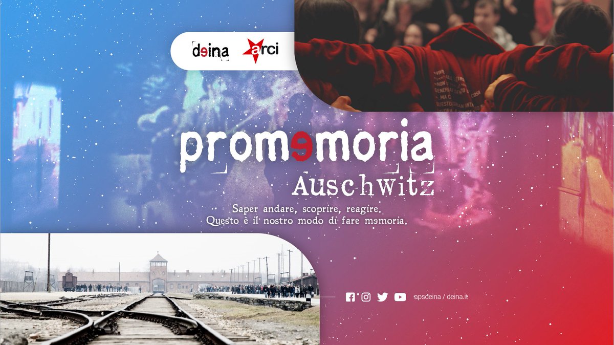 apsdeina's tweet photo. Promemoria_Auschwitz non si ferma! ✨

Dal 27 gennaio 2021 oltre 2000 studentesse e studenti di 9 regioni italiane parteciperanno a un #viaggio virtuale immersivo che li porterà a visitare Cracovia e l’ex campo di concentramento di Auschwitz-Birkenau.
#promemoria_auschwitz https://t.co/BNjDoMANO0