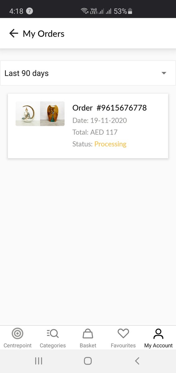 arindomroy74's tweet photo. @CentrepointME @landmarkgroupme @jagthesav This is probably the most worst experience I hv had on shopping online.i hv placed an order ( attached) on 19th Nov'20. Till date neither I hv received the delivery of goods nor I hv received any concrete reply from your customer care. https://t.co/vW0fd2wWYj