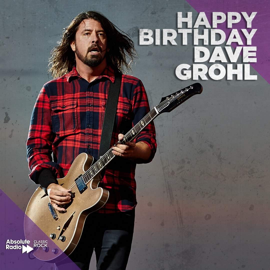 Happy birthday to the nicest man in rock, Nirvana drummer and Foo Fighters frontman, Dave Grohl! 