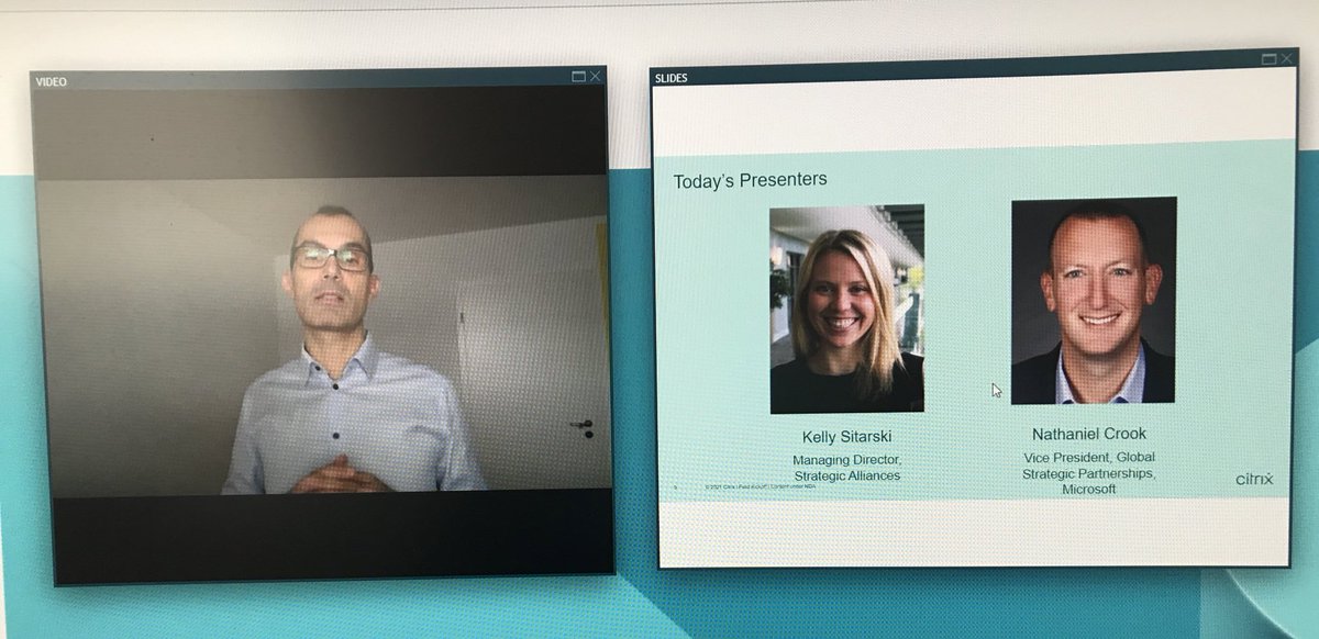 Listening to the #BetterTogether with #citrix and #microsoft Session on #CitrixFieldKickoff hosted by my team mate Balázs Lombosi... always interesting!