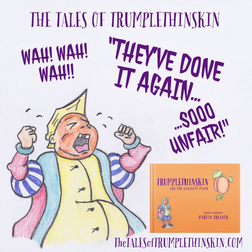 TrumpleTales's tweet photo. Well, that means there'll be 'Trumplethinskin and the Gigantic Peach' book 2, then🤣
https://t.co/DCvoDgYHCD

#ImpeachmentDay #ConvictTrump #Trumplethinskin #TrumpIsPathetic #Trump2020 @nbcsnl @Earthles #BidenInauguration https://t.co/XSJvOtdkTo