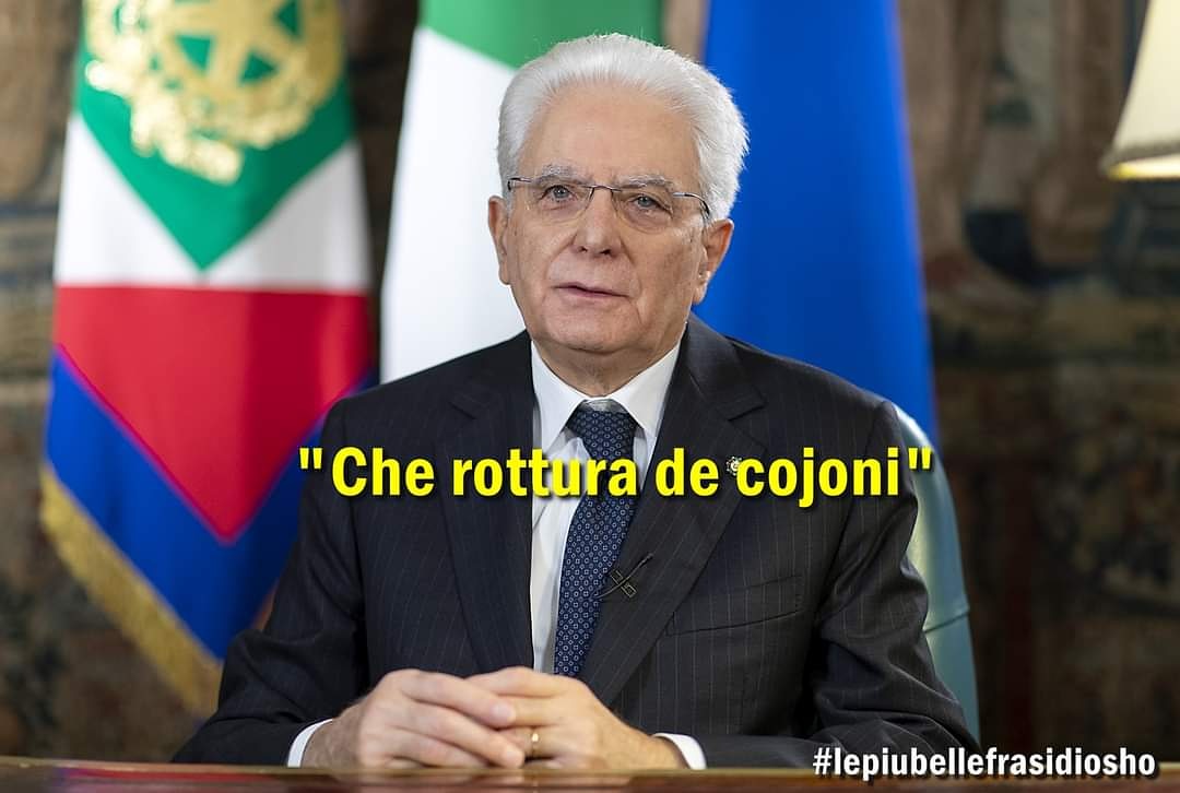 Quando eri a un passo dalla pensione
#Mattarella #crisigoverno