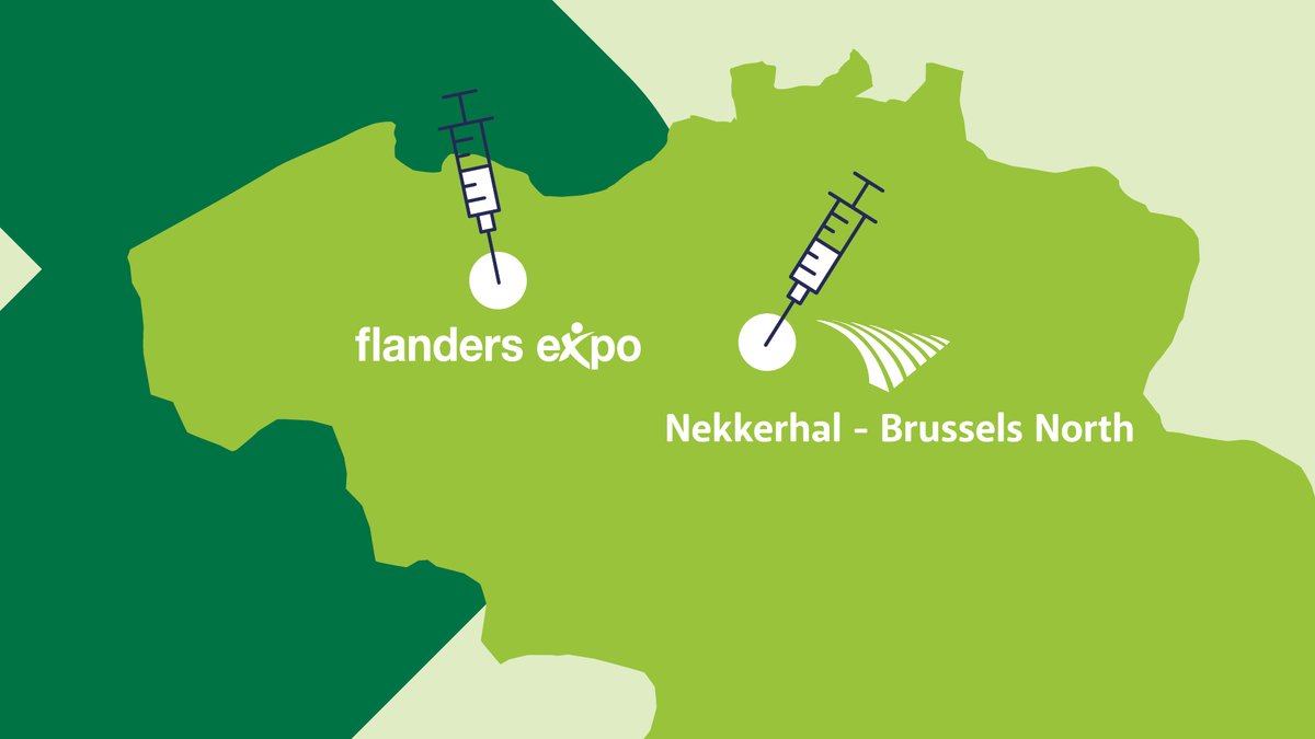 Joining the race against spreading coronavirus and getting closer to a normal life. In Belgium, our venues Flanders Expo and Nekkerhal Brussels North will serve as vaccination centers. In Flanders Expo, a total of 3,000 people a day can get vaccinated. #easyfairs #safevenues