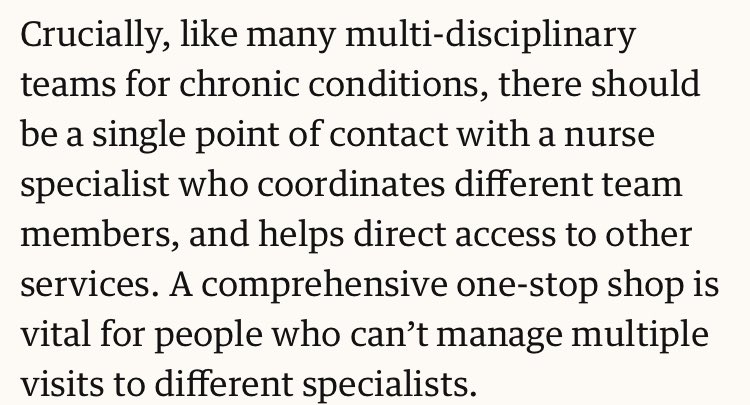 ME PATIENTS HAVE BEEN CAMPAIGNING FOR THIS EXACT THING FOR DECADES AND BEEN IGNORED. YOU ARE DESCRIBING WHAT EVERY POST-VIRAL PATIENT HAS ALWAYS NEEDED AND BEEN DENIED.yes, I hope it happens for long covid patients, but it needs to extend to every other post-viral patient too!
