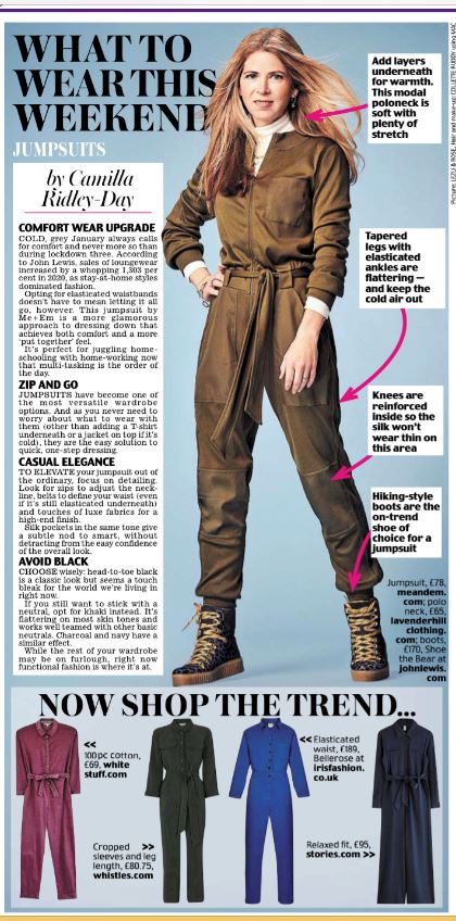 Our super soft cream roll neck is in the Daily Mail today. Thank you for the feature <a href="/Femail/">Fake Email</a> &amp; <a href="/mailplus/">DKC</a>.  :)