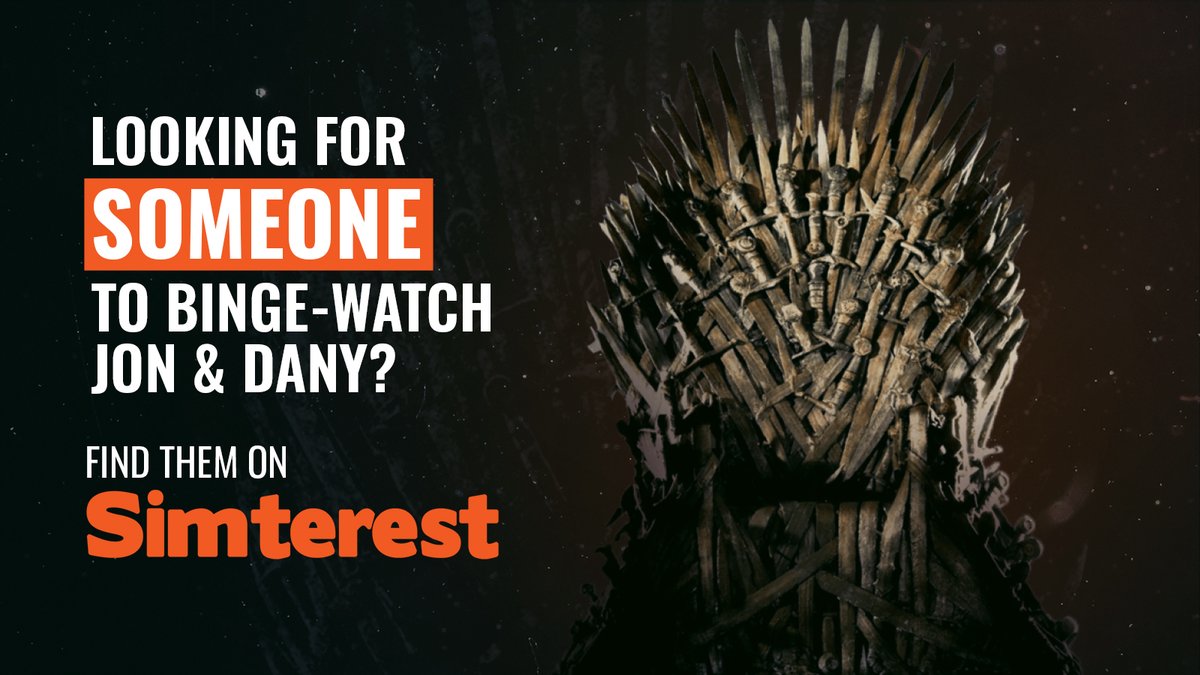 Simterest_app's tweet image. Is anyone else a #GameOfThrones fan? 😍

One thing we love more than #GOT is Simterest! All of our favourite TV shows are more enjoyable with #friends who are always up for one more episode. 🤩
 
➡️ iOS. &amp;gt;&amp;gt;&amp;gt; zcu.io/mOvV 
➡️ Android. &amp;gt;&amp;gt;&amp;gt; zcu.io/9mdU