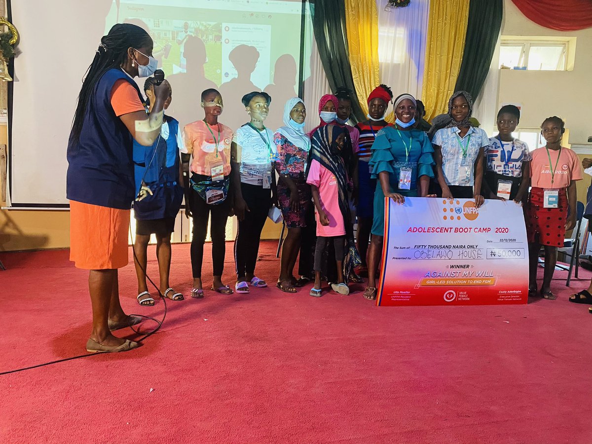 ValueFemaleNet's tweet photo. During our 2020 ABC bootcamp, the girls were divided into 3 groups.A volunteer was assigned to supervise the activities of each group. Each group was charged with the responsibility to develop a strategic plan to stop FGM in their respective community. https://t.co/znDPo9sxlw