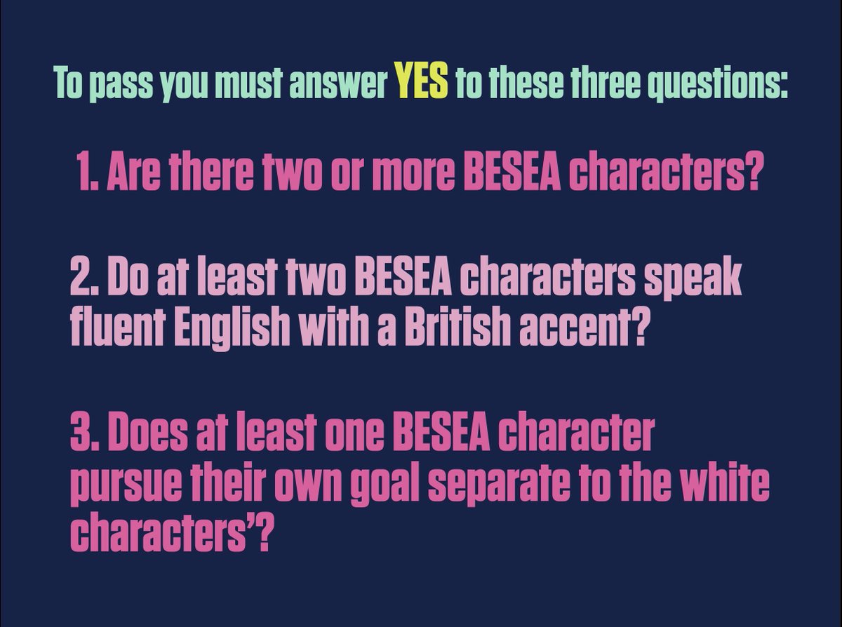 BeatsOrg's tweet photo. Following on from our Summit we are excited to launch the #BeatsTest which measures BESEA on-screen representation in British Film+TV.
https://t.co/PHWKDY9n6q
👇⭐️👇⭐️👇⭐️👇⭐️👇 https://t.co/NRt66KmDJI