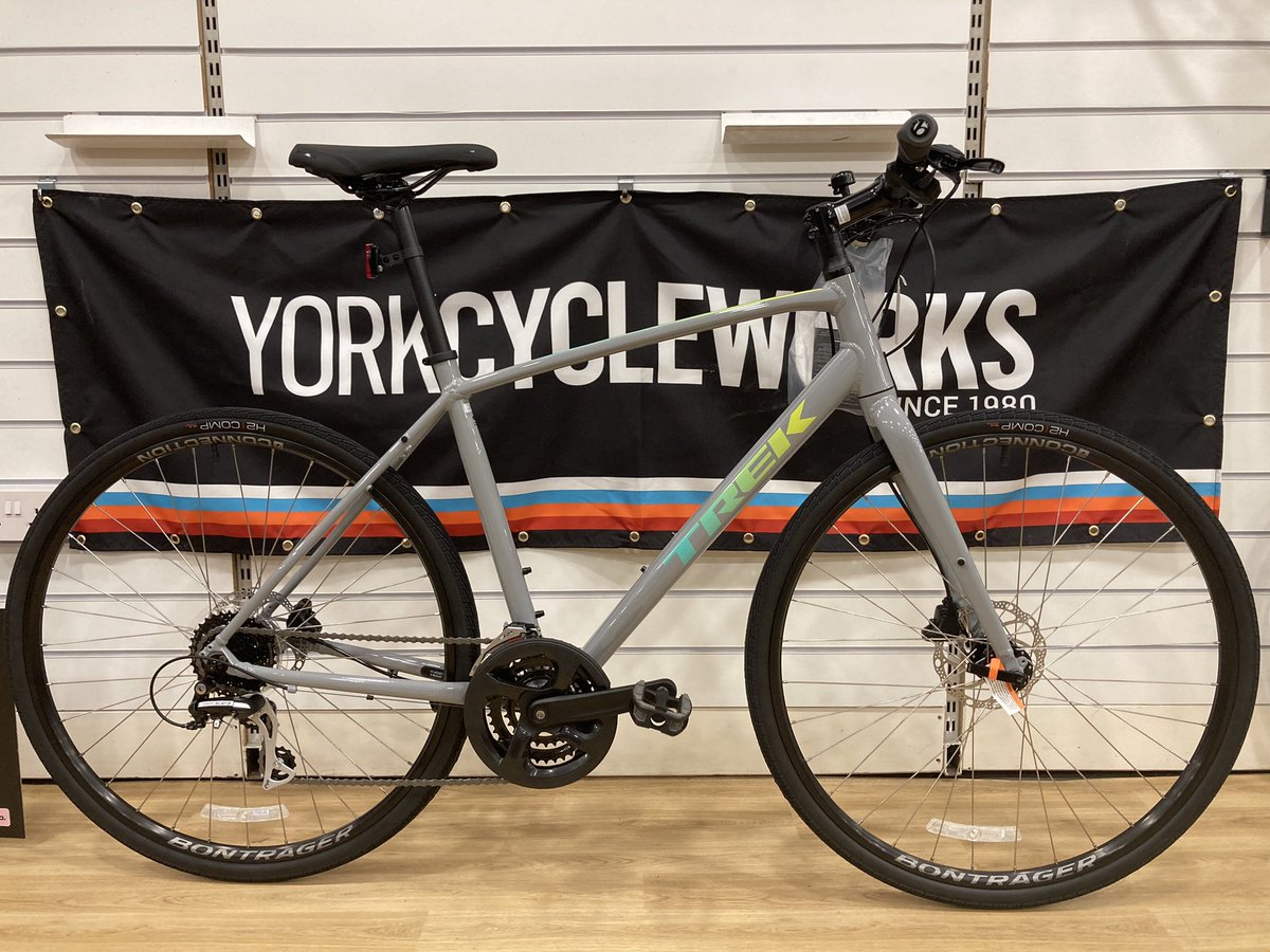 YorkCycleworks's tweet photo. NEW IN TODAY!
Check out this @TrekBikes FX2 disc, size large in Gravel colourway. If you’re looking for a new commuter ride, this could be the bike you’ve been looking for?
Drop us a line for further information.
#tailwindsalways #trekbikes #commuter #hybrid https://t.co/WaaY79b8FV