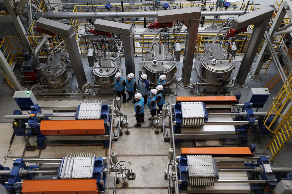 December 26, 2020.  Turkey inaugurated its first lithium production factory — a major step in the development of lithium batteries for decades to come in the race for electric cars.  #EVs  #LithiumBattery