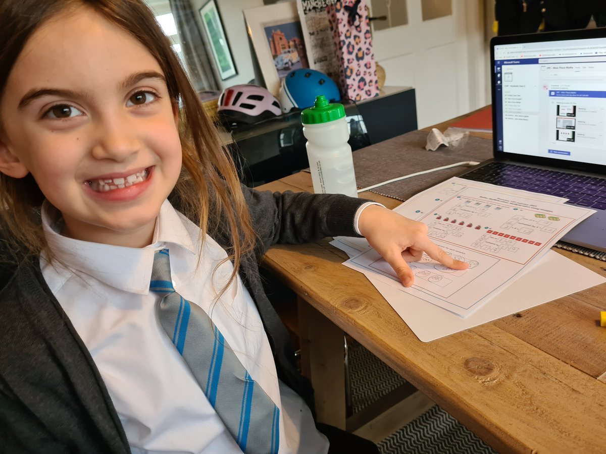 Lei_83's tweet photo. @CHPSYR2 Jemima is loving her maths work this week...even the challenges! 😊 #CHPSmaths https://t.co/GozTVFJQQO