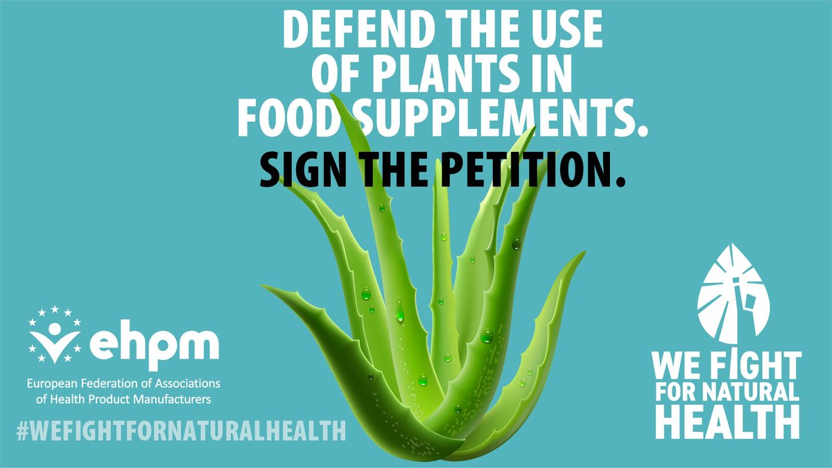 EHPM1975's tweet photo. The EU proposal to ban Aloe doesn't consider studies confirming the safety of Aloe nor does it give producers the chance to prove the safety of their products. We count on MEPs to object against the proposed regulation.
👉https://t.co/yolvOjn7xf 
#WeFightForNaturalHealth https://t.co/kOzEdbEyTq