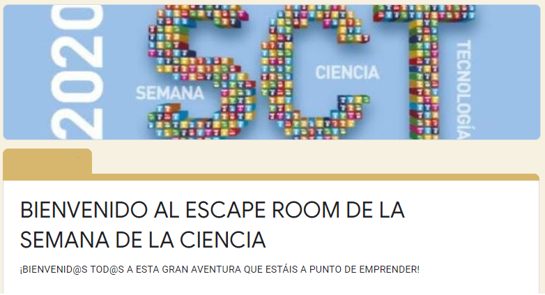 We launched our first Escape Room online, with videos of different experiments to be done at home!! as part of the  #WeekOfScienceA lot of effort from the group, and the terrific result shows up!  https://docs.google.com/forms/d/1k0XSXsy-gVuoq3TPLJ9LTLoyMh4B4ypHKBPQcyB8ZI4/edit(9/)