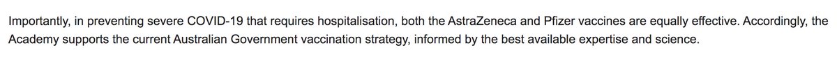 4/ You may well be protected from infection too - many vaccines do that - which is important as you'll see further down.Anyway, it also goes on to say that both Pfizer and Astrazeneca are equally effective at preventing severe disease. Well, hang on a sec.