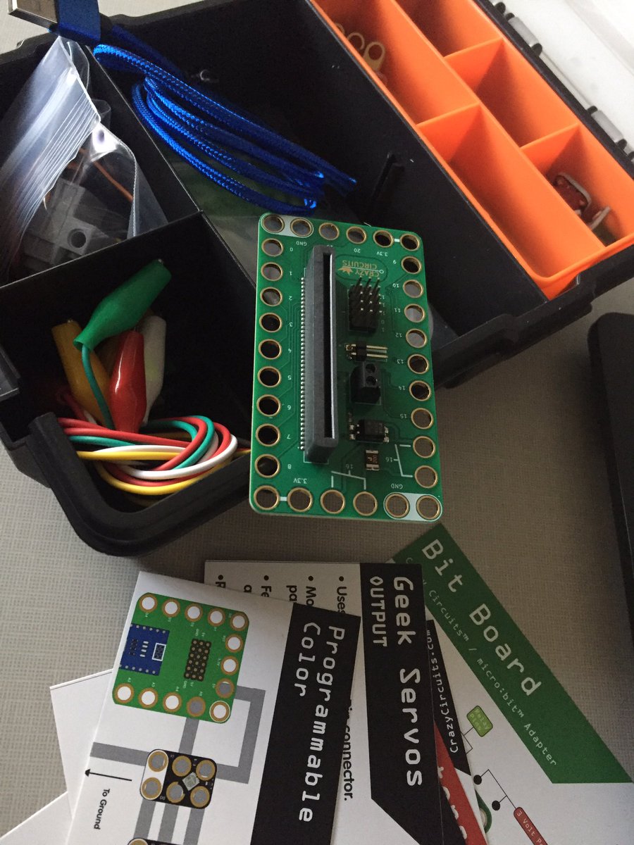 InertiaMatters's tweet photo. So excited to get started with this #CrazyCircuits kit from @BrownDogGadgets! https://t.co/RxekvTzgUh