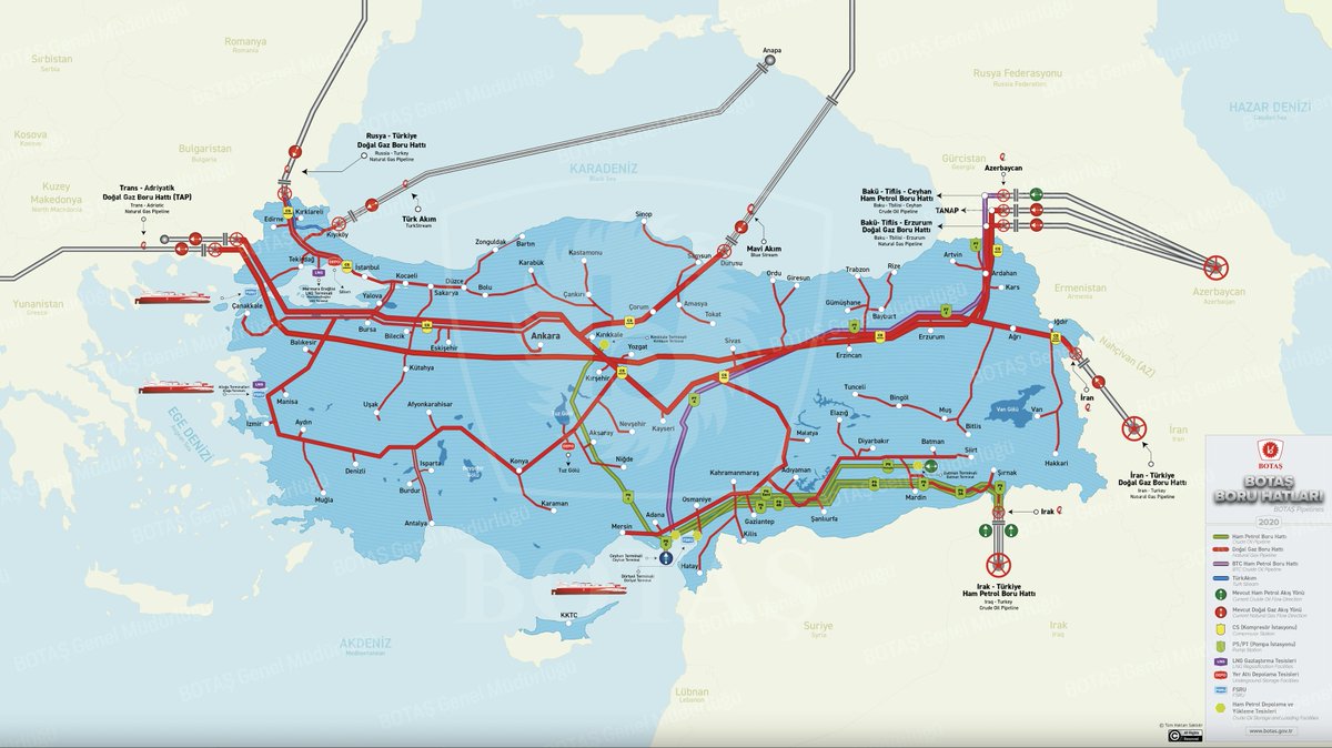 Global LNG imports in 2020 were ≈equal to 2019 mainly due to  #Covid19 demand restraints (≈10% annual growth rate since 2016). In 2020, Japan remained the top importer & Qatar the top exporter. However, China, India and Turkey were standout stars in 2020.  #lng  #TurKEYforEnergy