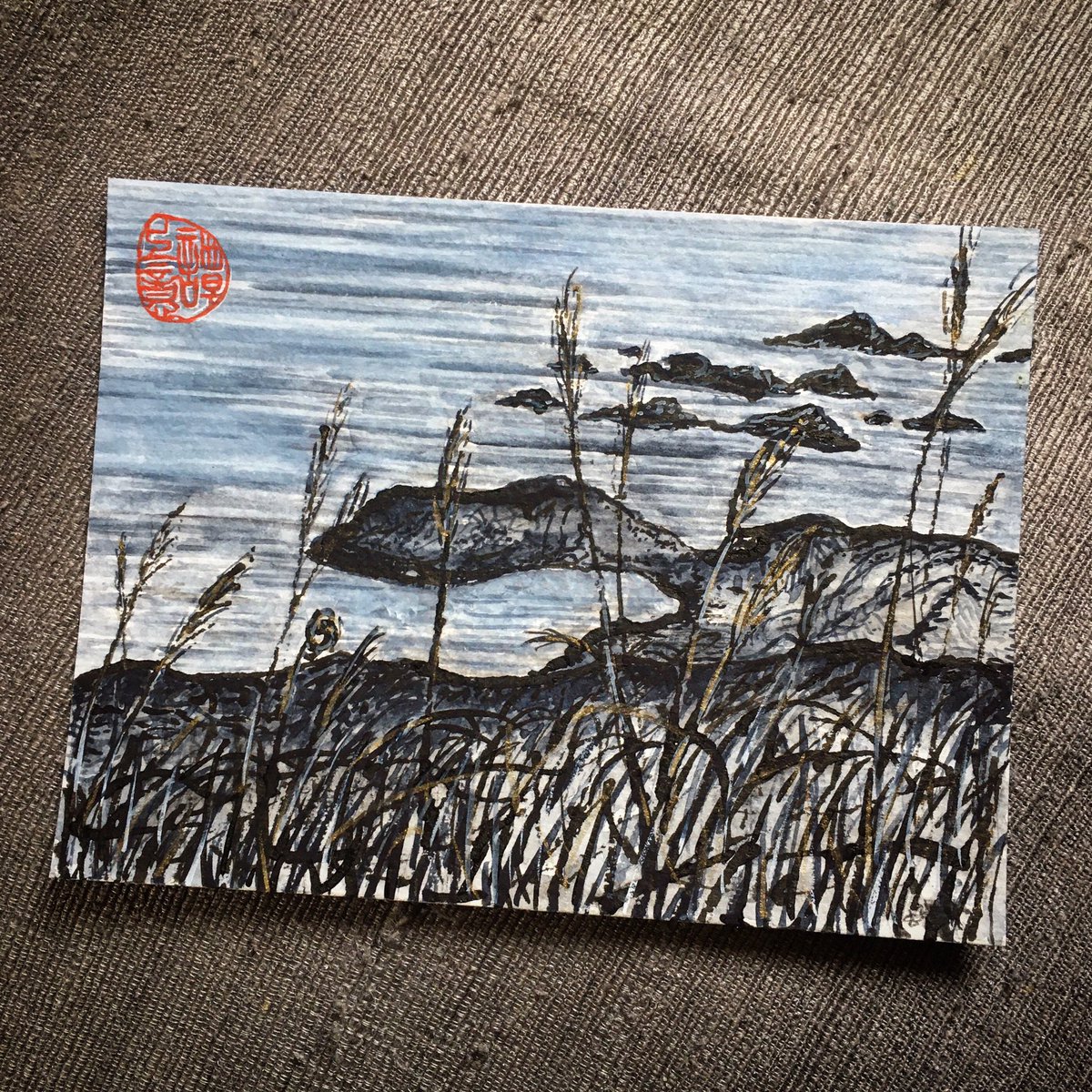 📮off to #TAE21 in cheltenham, this year in support of LINC — the leukaemia and intensive chemotherapy fund
.
.
#mailart #watercolour #postcardart #taefamily