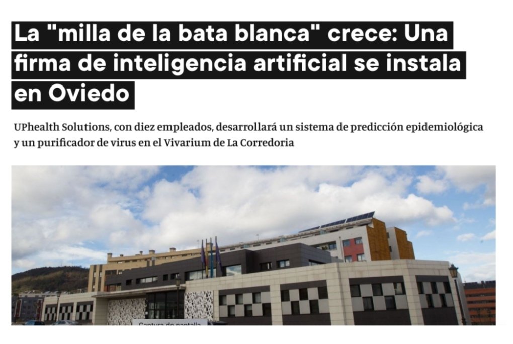 Aquí podéis ver la reseña completa de ayer en <a href="/lanuevaespana/">La Nueva España</a>, acerca de nuestra implantacion en el <a href="/VivariumOVD/">VIVARIUM Oviedo</a>. En febrero estaremos a pleno rendimiento, aunando #Salud e #inteligenciaartificial, un binomio imprescindible