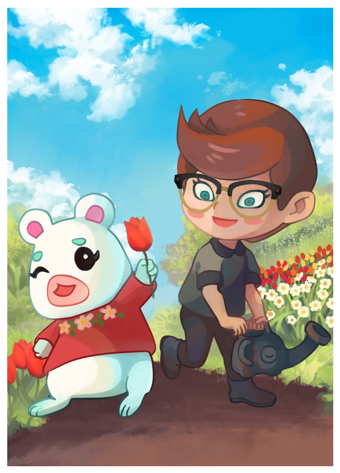 turtlenessAC's tweet photo. #artistsontwitter #PortfolioDay Hello! I'm Mari and I like drawing wholesome Animal Crossing things ❤️❤️ 
I take commissions as well :) https://t.co/DXqb1rjsx9