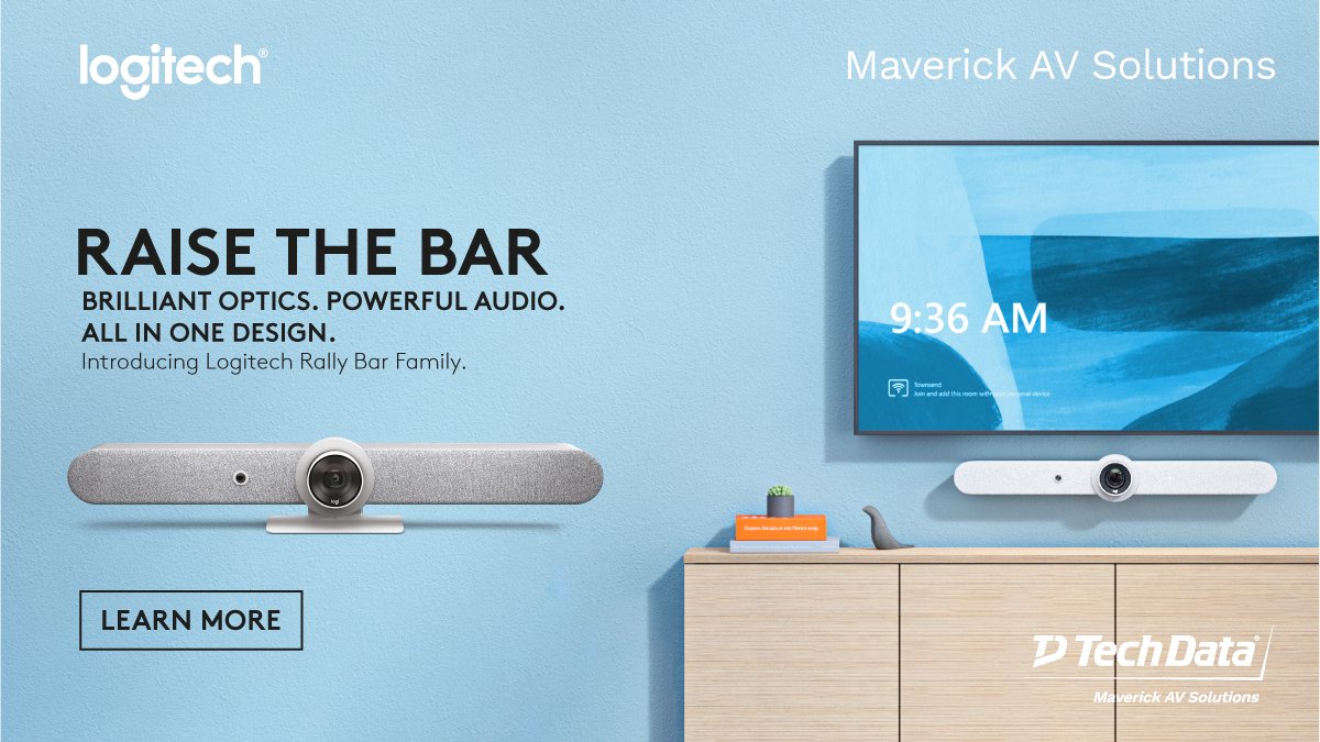 Five reasons to be hyped for the new RallyBar from <a href="/LogitechVC/">LogitechVC</a> [Thread 1/5] #Raisethebar