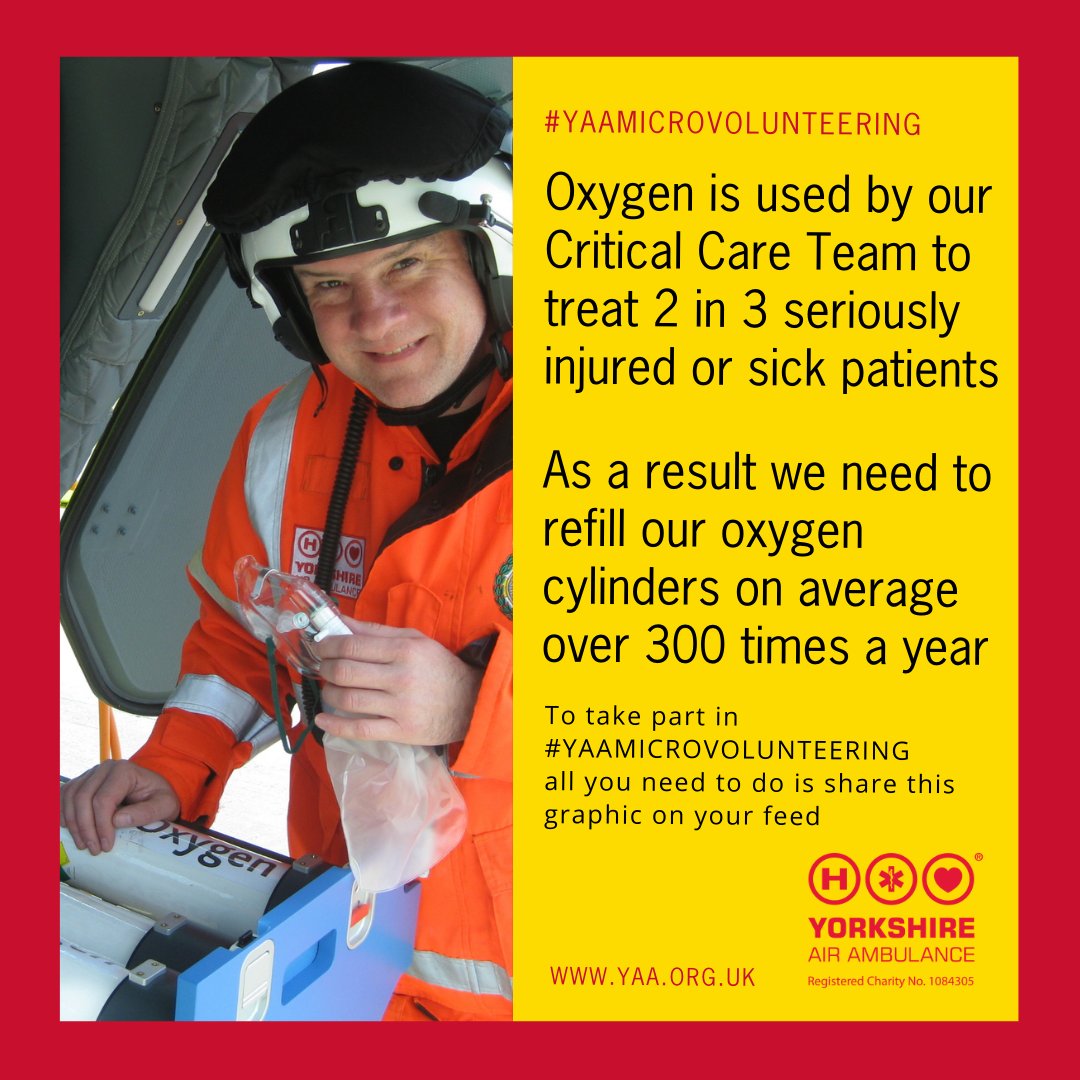 YAATeamWest's tweet photo. Help us to reach more people and spread the work of the YAA by becoming a Microvolunteer!
All you have to do is retweet this post :-) #retweet #thankyou #microvolunteer #yorkshireairambulance https://t.co/Qy8GyOGowz