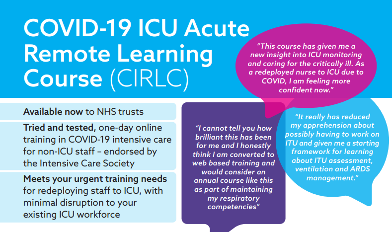 NHSHEE_LDN's tweet photo. Registered #nurses #doctors or #AHPs being redeployed to critical care in London? Register now for the online CIRCL course taking place on 21 Jan 2021. Email ltlc@hee.nhs.uk by noon Fri 15 Jan with your role, profession, hospital and manager’s details #NHSLTLC https://t.co/BIOROv5eDB