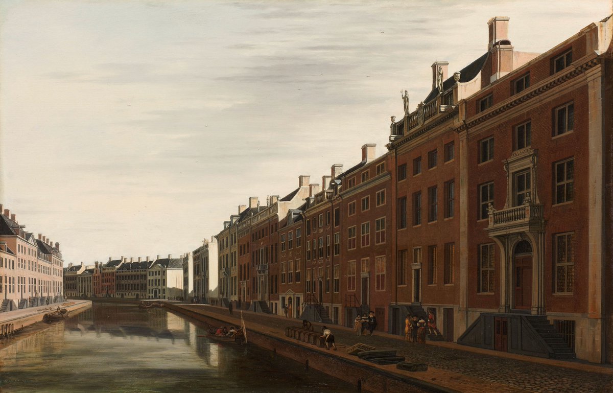 rijksmuseum's tweet photo. Can you imagine Amsterdam without its famous canals? 🚣 The city’s ring of canals were dug in phases in the 17th century. In these paintings we see the Herengracht under construction. This section of the canal became the domain of the very richest. 👑

🖼️ https://t.co/JUZJiSLP0z https://t.co/b0yeGzfNsD