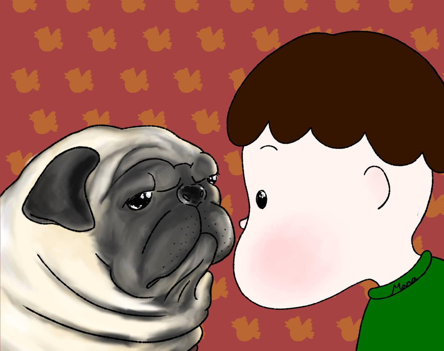 ふるやまな 絵描き パグ Pug 見つめ合ってる あのしわくちゃの顔にきらきらの瞳 パグかわいい Illustration イラスト 絵描きさんと繋がりたい イラスト好きな人と繋がりたい T Co Hwn97szmt8 Twitter ふるやまな 絵描き パグ Pug 見つめ合ってる あのしわくちゃの顔にきらきらの瞳 パグかわいい Illustration イラスト 絵描きさんと繋がりたい イラスト好きな人と繋がりたい T Co Hwn97szmt8 Twitter