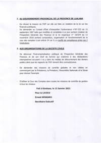 #Gouvernance: la <a href="/LICOCO/">◯リココ</a> dénonce l'instrumentalisation de l'Inspection générale des finances à des fins politiques, au risque de saper l'instauration de l'État de droit prôné par le Chef de l'État.#Rdc <a href="/Presidence_RDC/">Présidence RDC 🇨🇩</a>  <a href="/PrimatureRDC/">Primature de la République Démocratique du Congo</a>