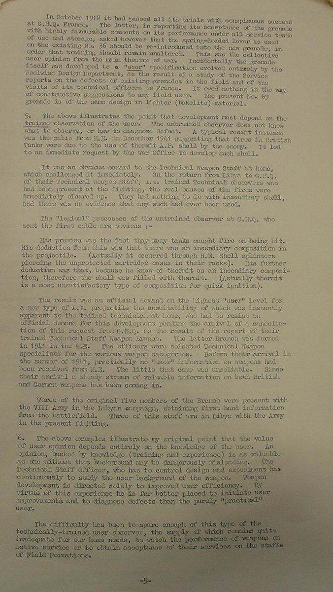 In this respect his thinking fundamentally shaped small arms development after the war because Marshall sloganised a problem engineers had already identified:That soldiers are not always experts on the weapons they useSource: MOD Pattern Room 200 Small Arms General Box 122/