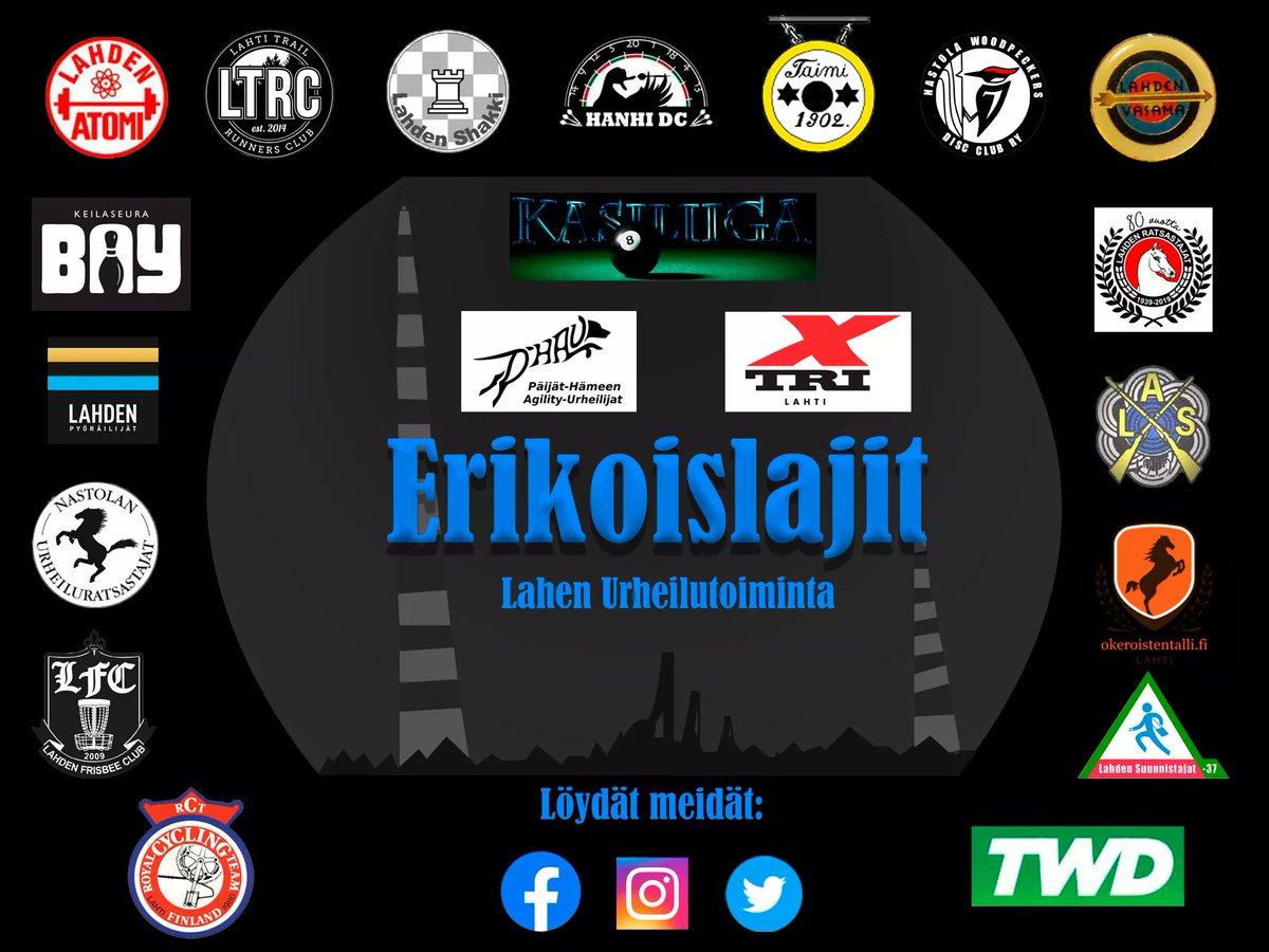 Lahen_LaUto's tweet photo. Yleisön pyynnöstä lajiesittelyitä kaupunkimme urheilutarjonnasta lyhyesti ja ytimekkäästi.

Esittelyt löydät päivittäin tarinoista kaikissa kanavissamme. 📲

Tänään vuoronsa saavat ERIKOISLAJIT.

Olkaatten hyvät. 😊

#LaUto #lahti #urheilu #lahtionurheilukaupunki https://t.co/plQM3yTfrX