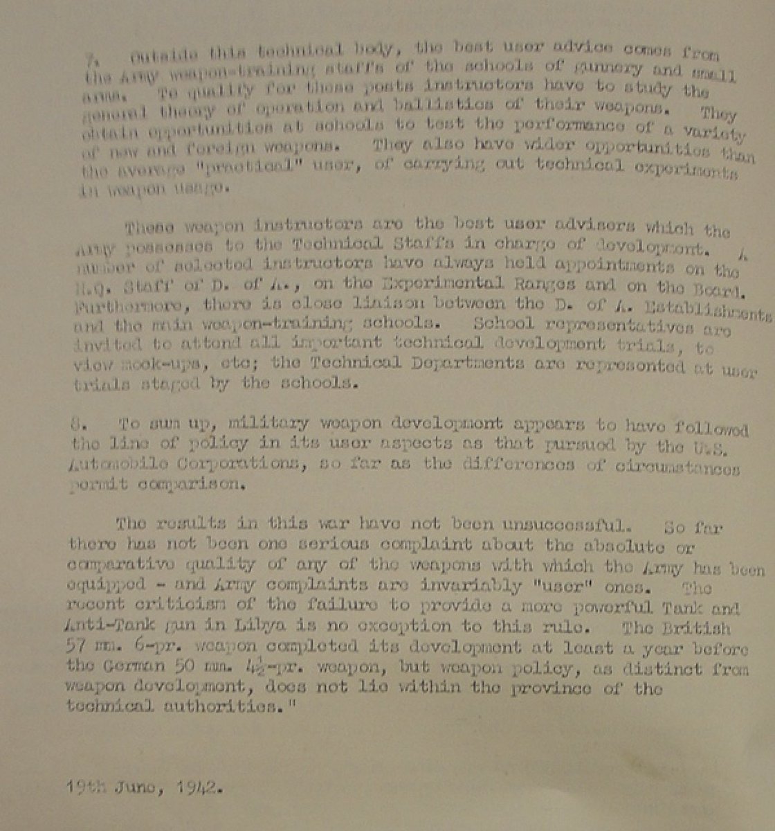 In this respect his thinking fundamentally shaped small arms development after the war because Marshall sloganised a problem engineers had already identified:That soldiers are not always experts on the weapons they useSource: MOD Pattern Room 200 Small Arms General Box 122/