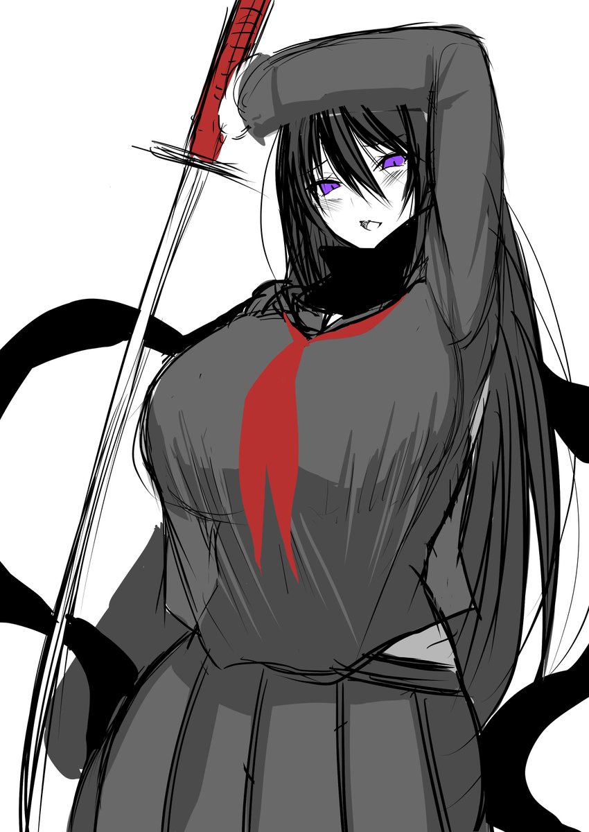 KLKSCO(黒髪黒セーラーチャンバラオッパイ) 