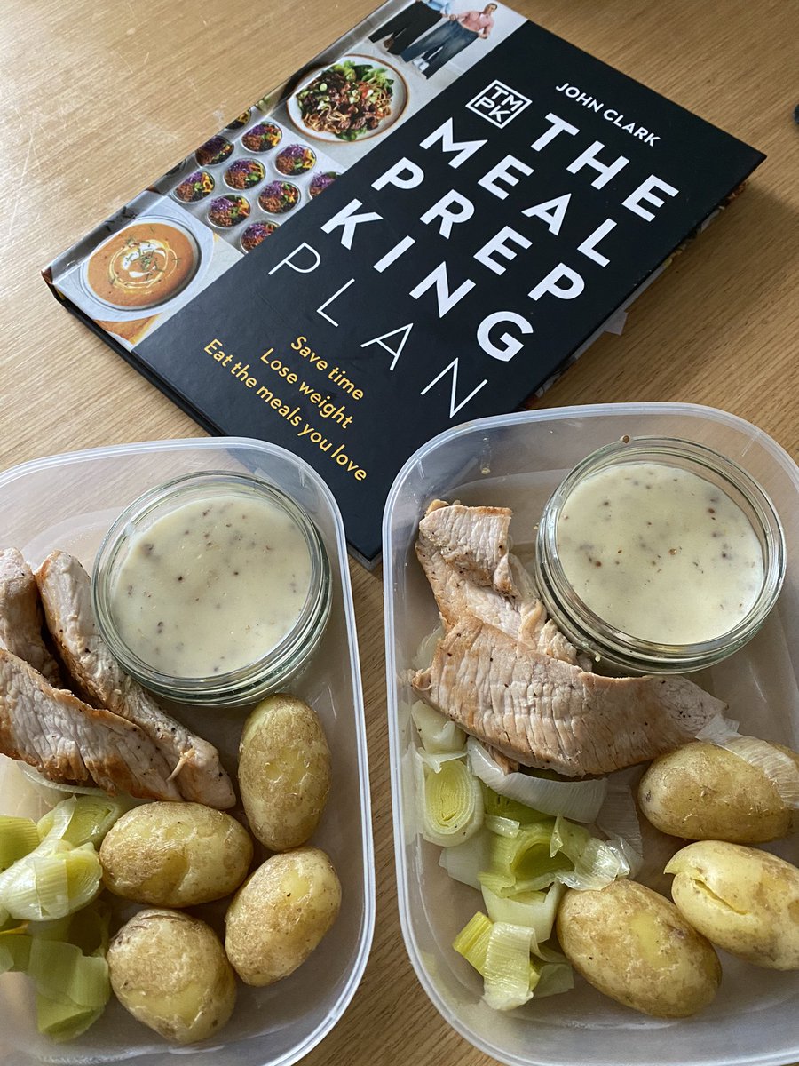 IrishHiggers's tweet photo. @johnclark1979 4 days in to meal prepping with your great book. Just had the turkey steak with potato and leeks for lunch. Yummy. 2 eaten 2 for the freezer. #weightloss https://t.co/uCGi6VK99D