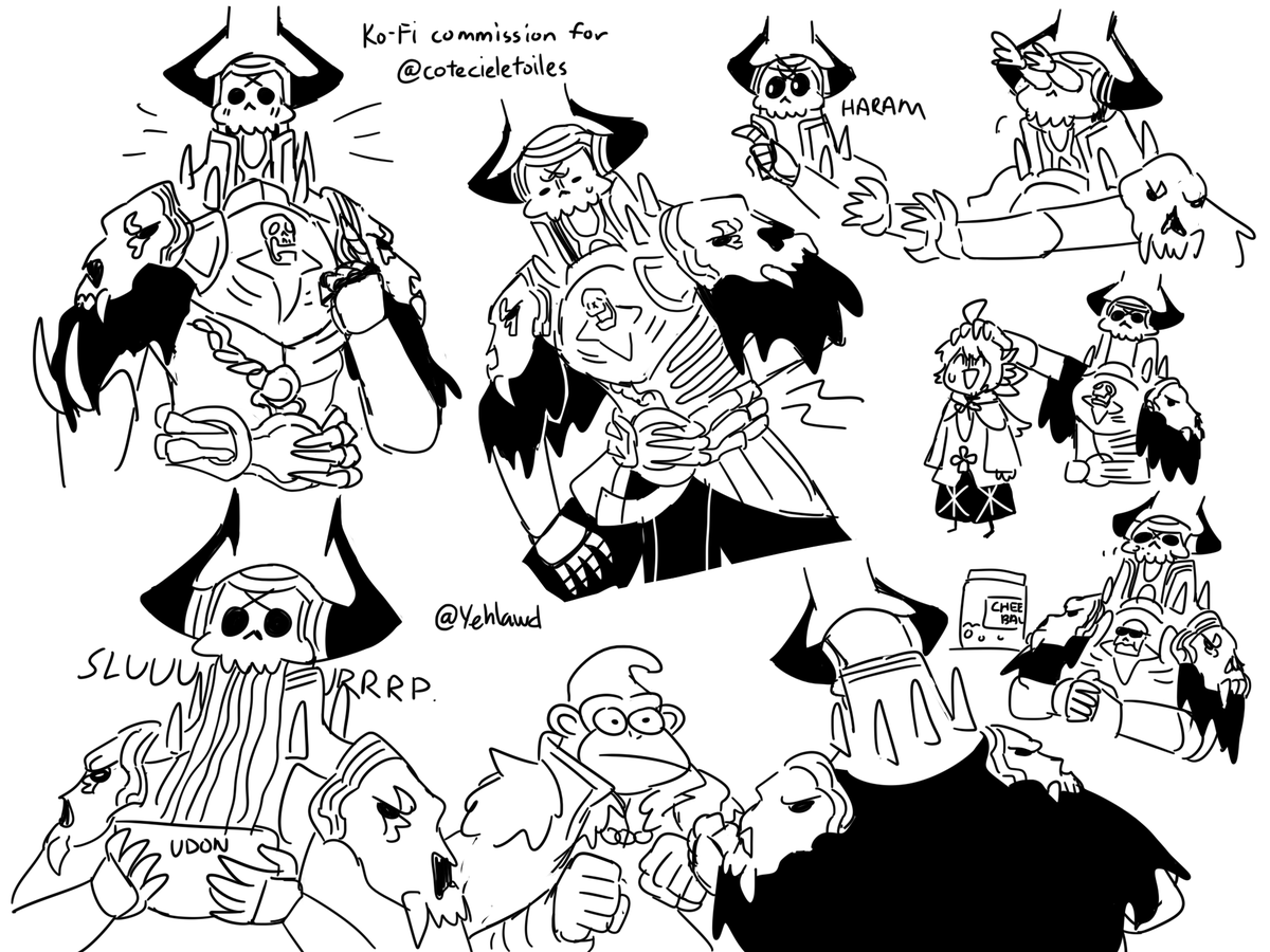 Ko-Fi Commission for @cotecieletoiles for just want me to draw more King Hassans #FGO #FateGO