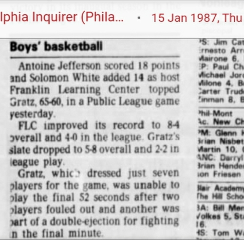 bobcats_flc's tweet photo. On this date in 1987, the #Bobcats defeated Gratz, 65-60 behind #AntoineJefferson's 18 pts, @swalker3479's 14 and 11 from #MikeTerry &amp; #RichBaker #Bobcats4Life @theflashflc @pplathletics https://t.co/LWLM1zycYd