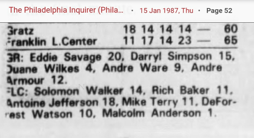 bobcats_flc's tweet photo. On this date in 1987, the #Bobcats defeated Gratz, 65-60 behind #AntoineJefferson's 18 pts, @swalker3479's 14 and 11 from #MikeTerry &amp; #RichBaker #Bobcats4Life @theflashflc @pplathletics https://t.co/LWLM1zycYd
