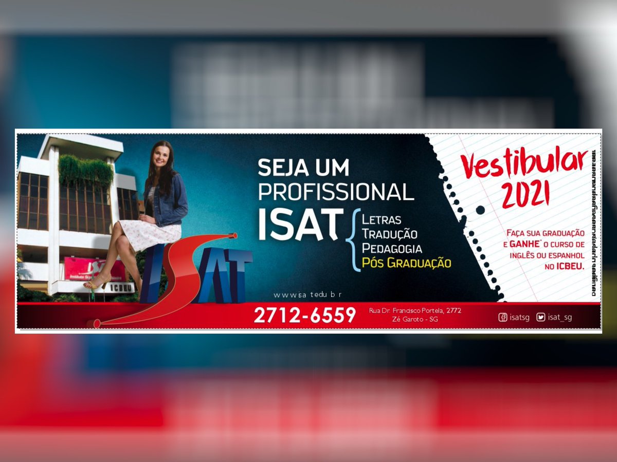 ISAT_SG's tweet photo. Com quase 2 décadas de trajetória, o ISAT tem professores altamente qualificados – com mestrado e/ou doutorado – e muitas histórias de alunos que mudaram suas carreiras depois de passar por nossas salas de aula. Venha também dar uma guinada na sua vida. Matrículas abertas! https://t.co/Q0rK7EtWRY