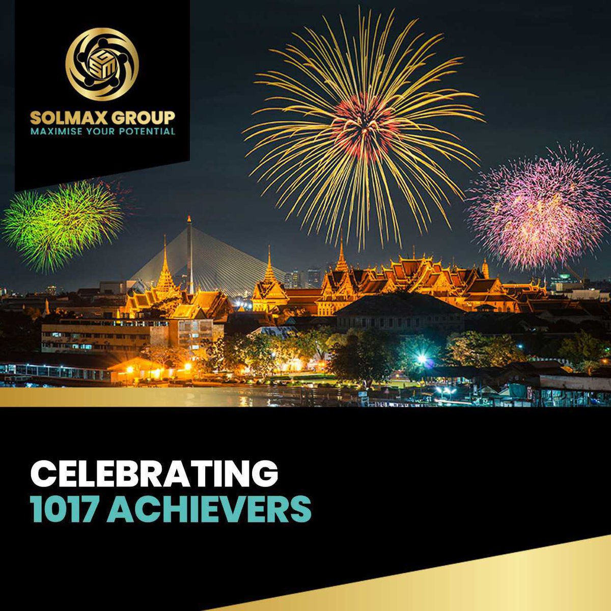 SolmaxGlobalTL's tweet photo. We love recognising our achievers here at SolMax Group and we are delighted that over 1017 Independent Marketing Partners have qualified for our Mega Event in 2021. https://t.co/f6ku972Llq