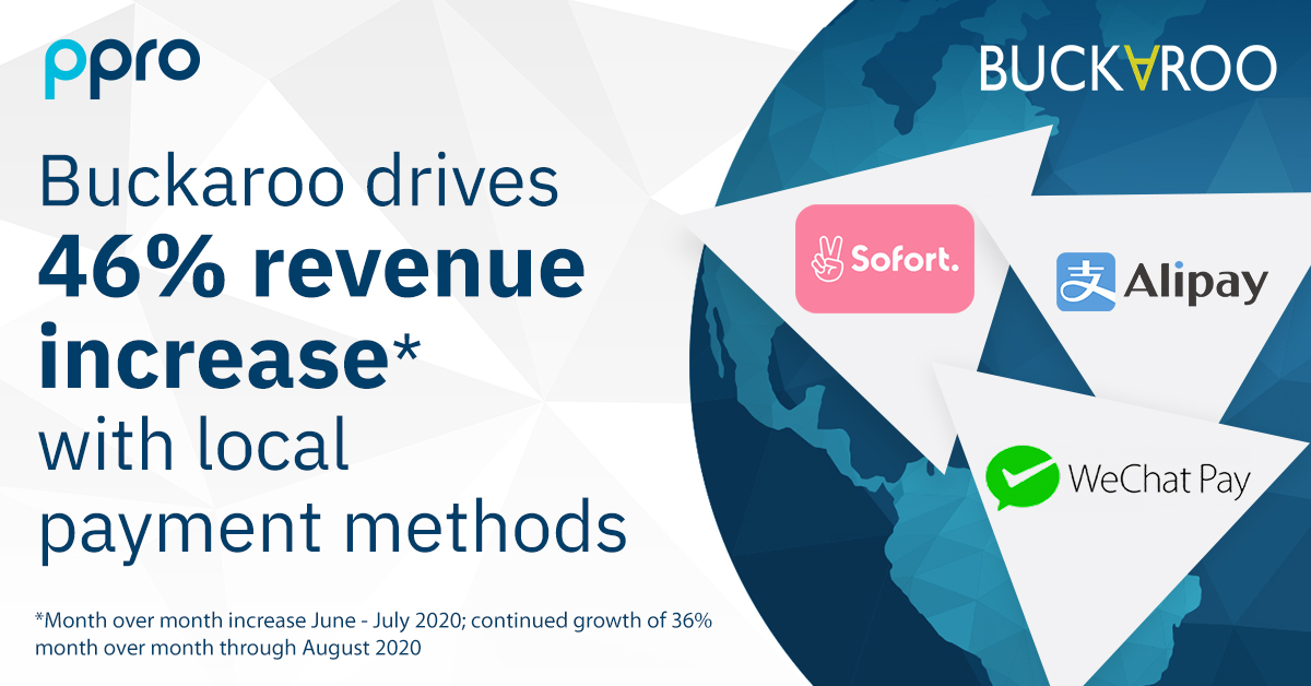 PPRO_Payments's tweet image. PPRO helped Buckaroo's merchant increase #transaction volumes by 46% month-over-month! Read more about how #localpaymentmethods can boost sales in markets worldwide  ➡️ bit.ly/3fgqbyI

#paymentservices #conversion #fintech