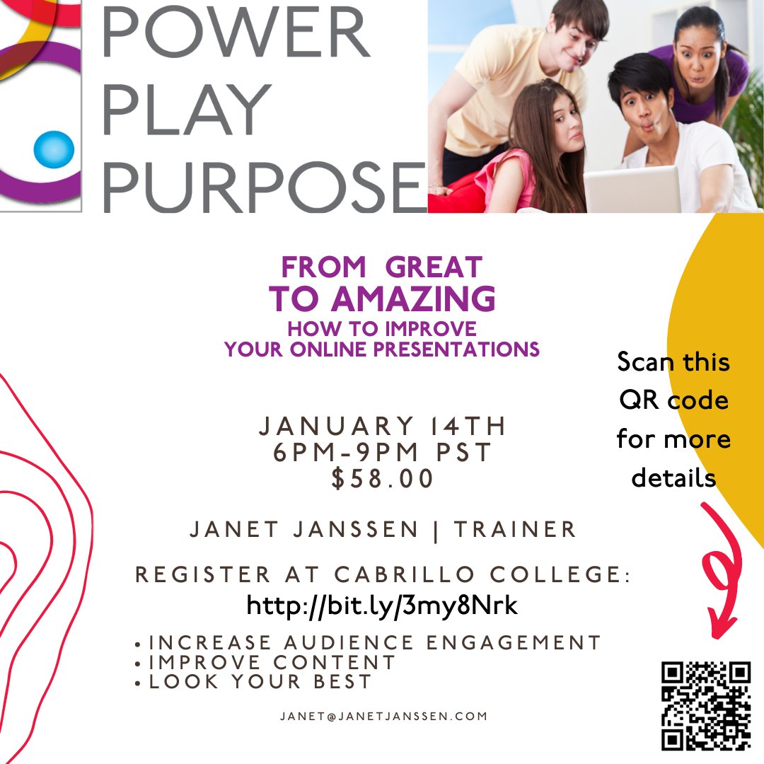 TONIGHT!
I’m here to help you learn how to ENGAGE your audience and WOW their socks off!
We’ll be talking about all of the secrets to making your Zooms interactive, engaging, and exciting to be a part of.
Link on image to sign up!