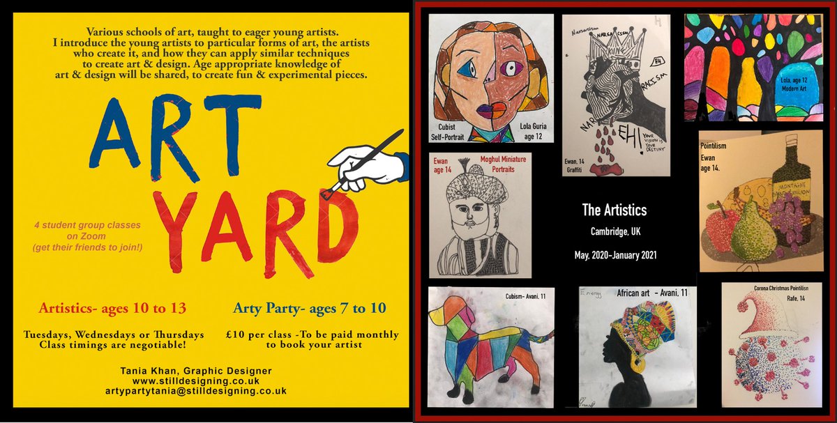 NJLahori's tweet image. EAGER and INTERESTED Little Artists (younger group) and Artistics (older group) with one of thr most fun art teachers in the world!