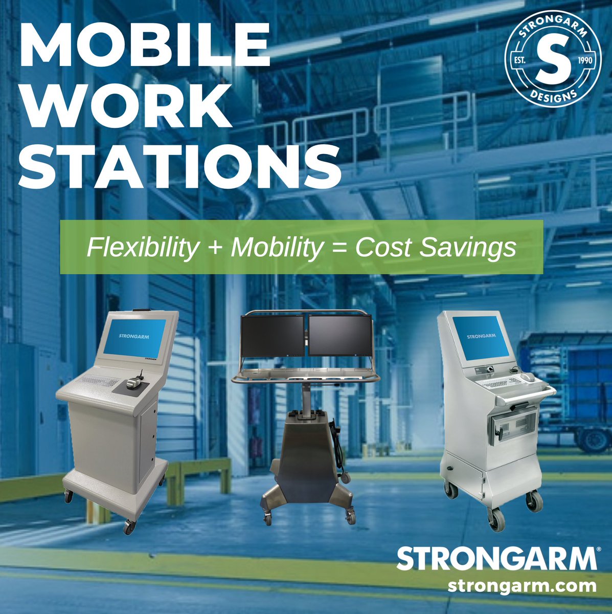 STRONGARM_Inc's tweet photo. With ultimate flexibility, cost savings, and compact design, the Mobile Station is perfect for your next installation! #mobilestation #strongarm #strongarmdesigns #mobile https://t.co/V3nANsVReC