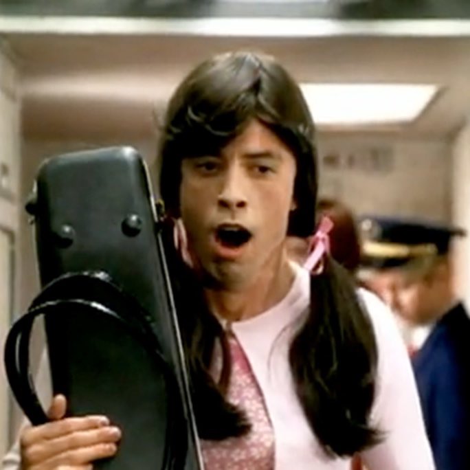 Happy Birthday Dave Grohl - Master of disguise. 
