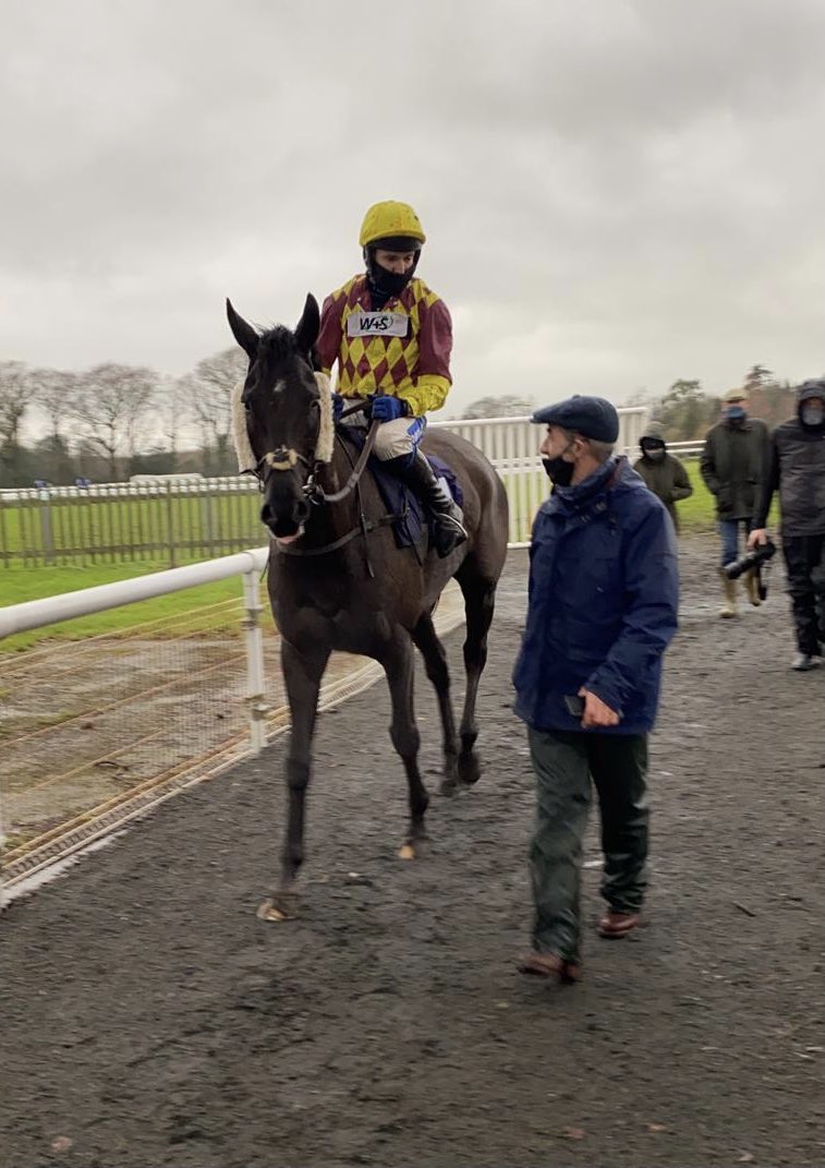 Umbrigado prevails in close battle with a lovely round of jumping to win <a href="/FontwellPark/">Fontwell Park</a> under <a href="/tommyscu/">Tom Scudamore</a> to win for first time over fences #lovelyhorse #2smartchasers #anotherwinner #happytrainer 🤩