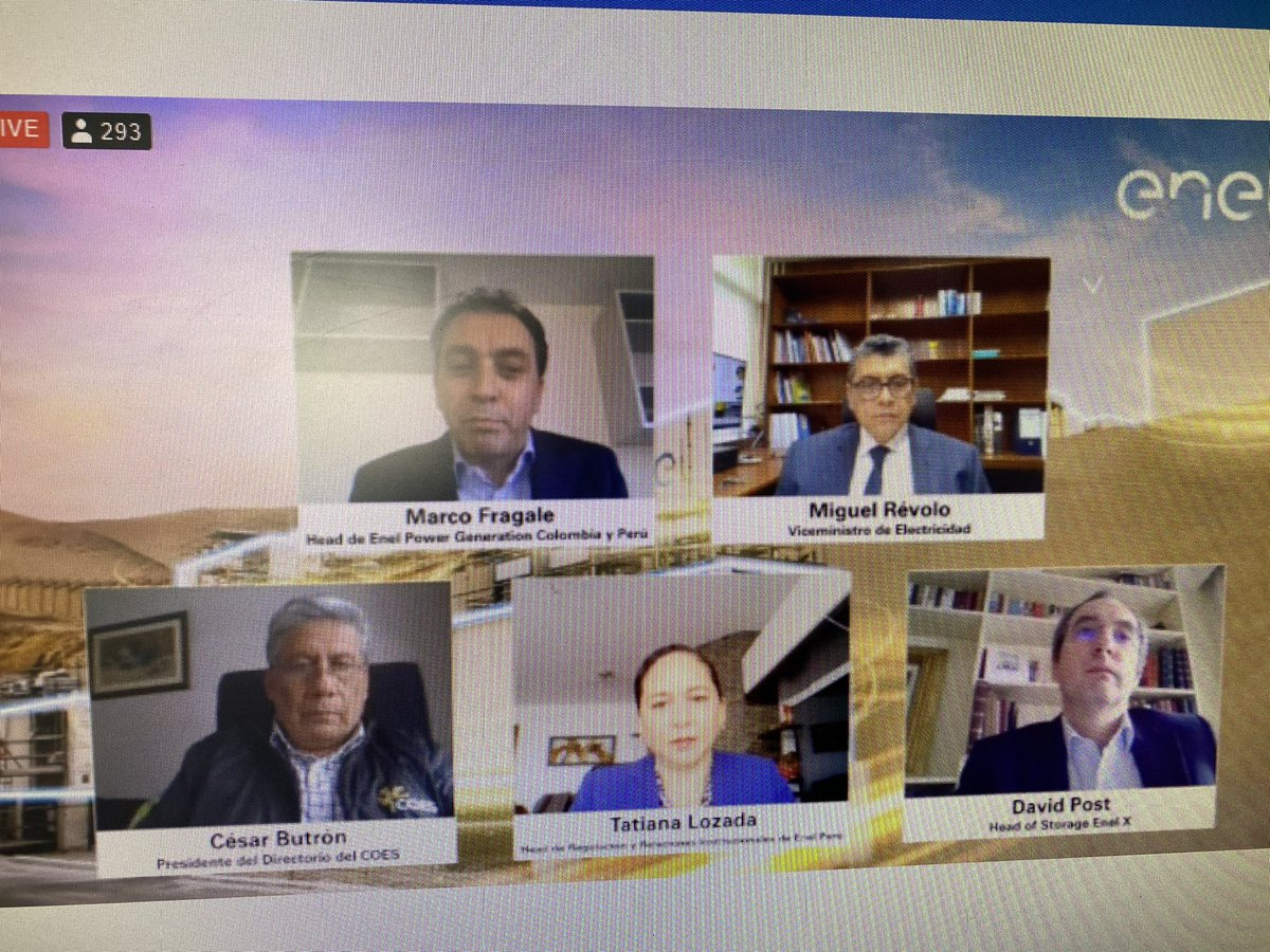 Fiorella_PR's tweet photo. Panel de lujo para hablar sobre el futuro de las baterías de gran capacidad y su aporte para la transición energética hacia una energía más limpia #EnelBESSVentanilla #EnergíasRenovables #SomosEnelPerú https://t.co/ooJoPDHHvW