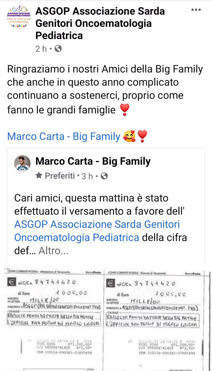 La solidarietà unisce le persone oltre ogni distanza.
Felici di essere stati vicini all'ASGOP anche quest'anno.
Grazie a tutti voi che lo avete reso possibile ❤
#ASGOP #love #solidarietà