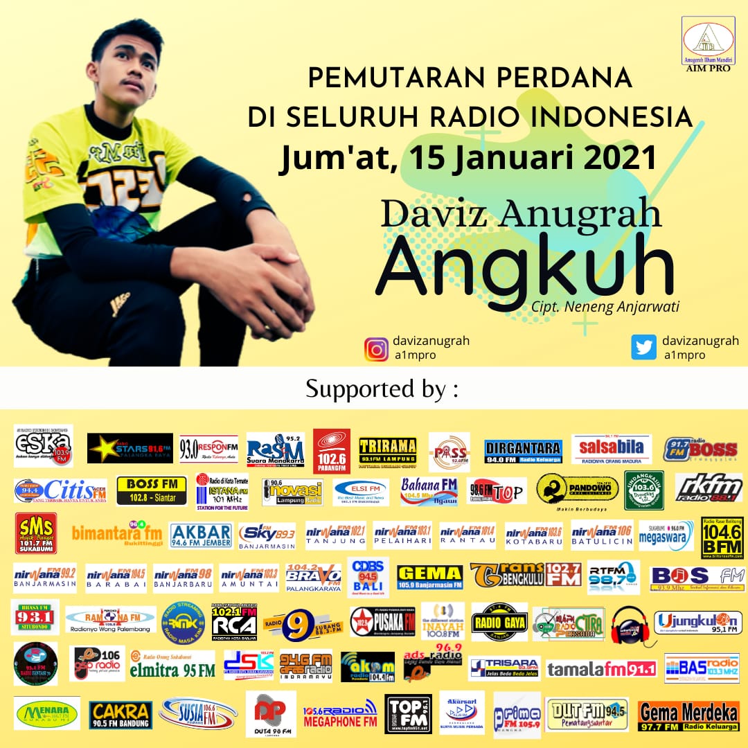 Judul : Angkuh
Artis : Daviz anugrah
Cip : Neneng anjarwati 
Ig : davizanugrah 
Neneng Anjarwati Channel
youtu.be/I3yhYaSf1no